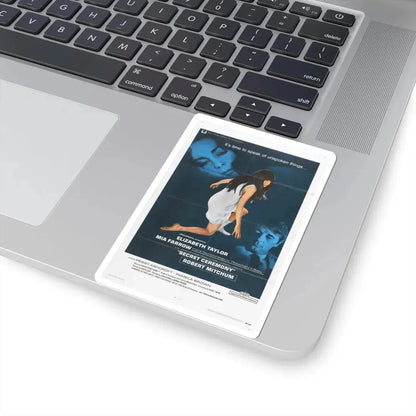 Secret Ceremony 1968 Movie Poster - STICKER Vinyl Kiss-Cut Decal - The Sticker Space