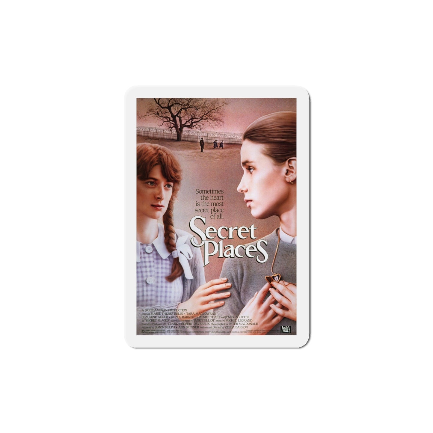 Secret Places 1984 Movie Poster Die-Cut Magnet-4" x 4"-The Sticker Space