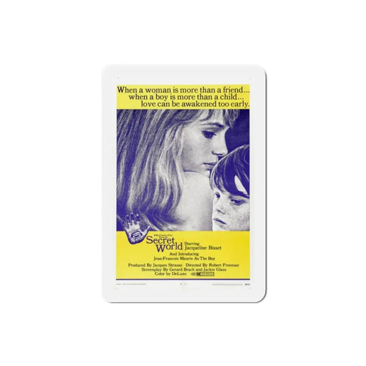 Secret World 1969 Movie Poster Refrigerator Magnet 2 Inch - The Sticker Space