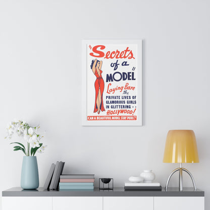 SECRETS OF A MODEL 1940 - Framed Movie Poster-The Sticker Space