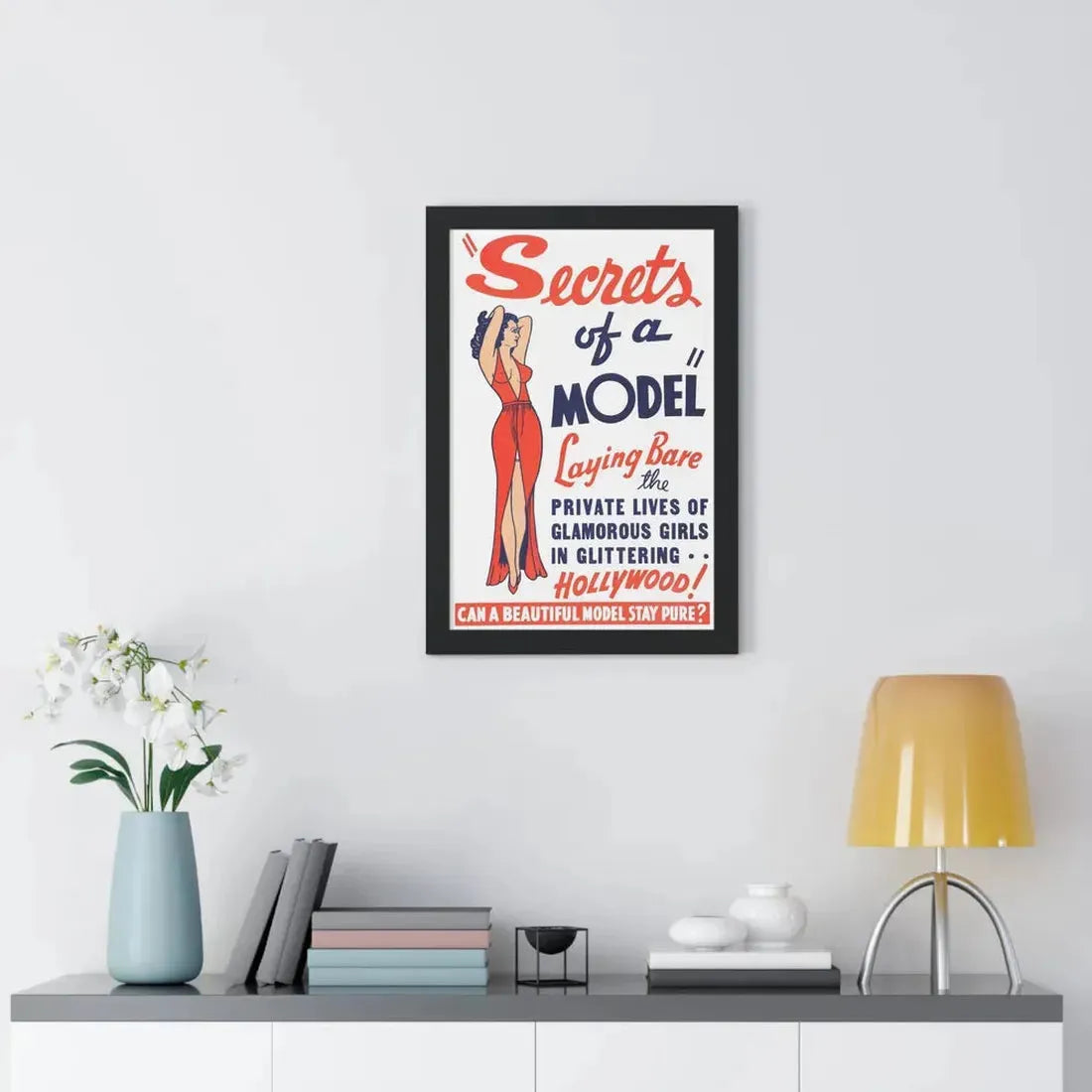 SECRETS OF A MODEL 1940 - Framed Movie Poster - The Sticker Space