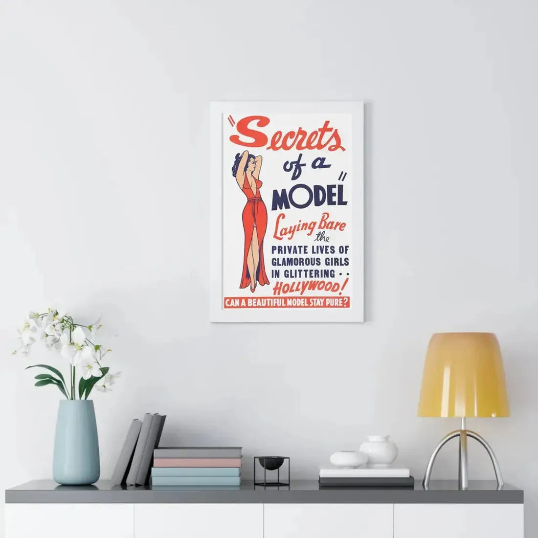 SECRETS OF A MODEL 1940 - Framed Movie Poster - The Sticker Space