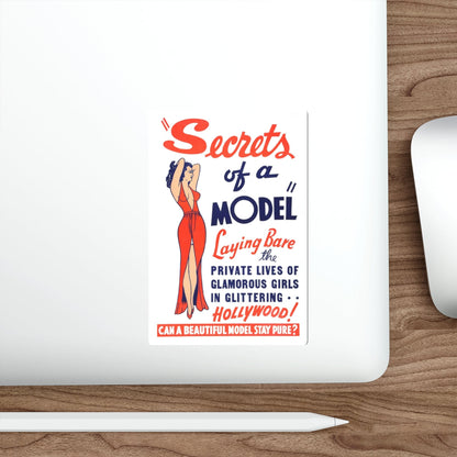 SECRETS OF A MODEL 1940 Movie Poster STICKER Vinyl Die-Cut Decal-The Sticker Space