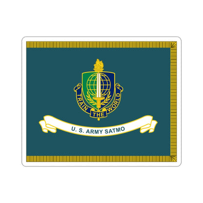 Security Asasistance Training Management Organization Flag (U.S. Army) STICKER Vinyl Die-Cut Decal-3 Inch-The Sticker Space