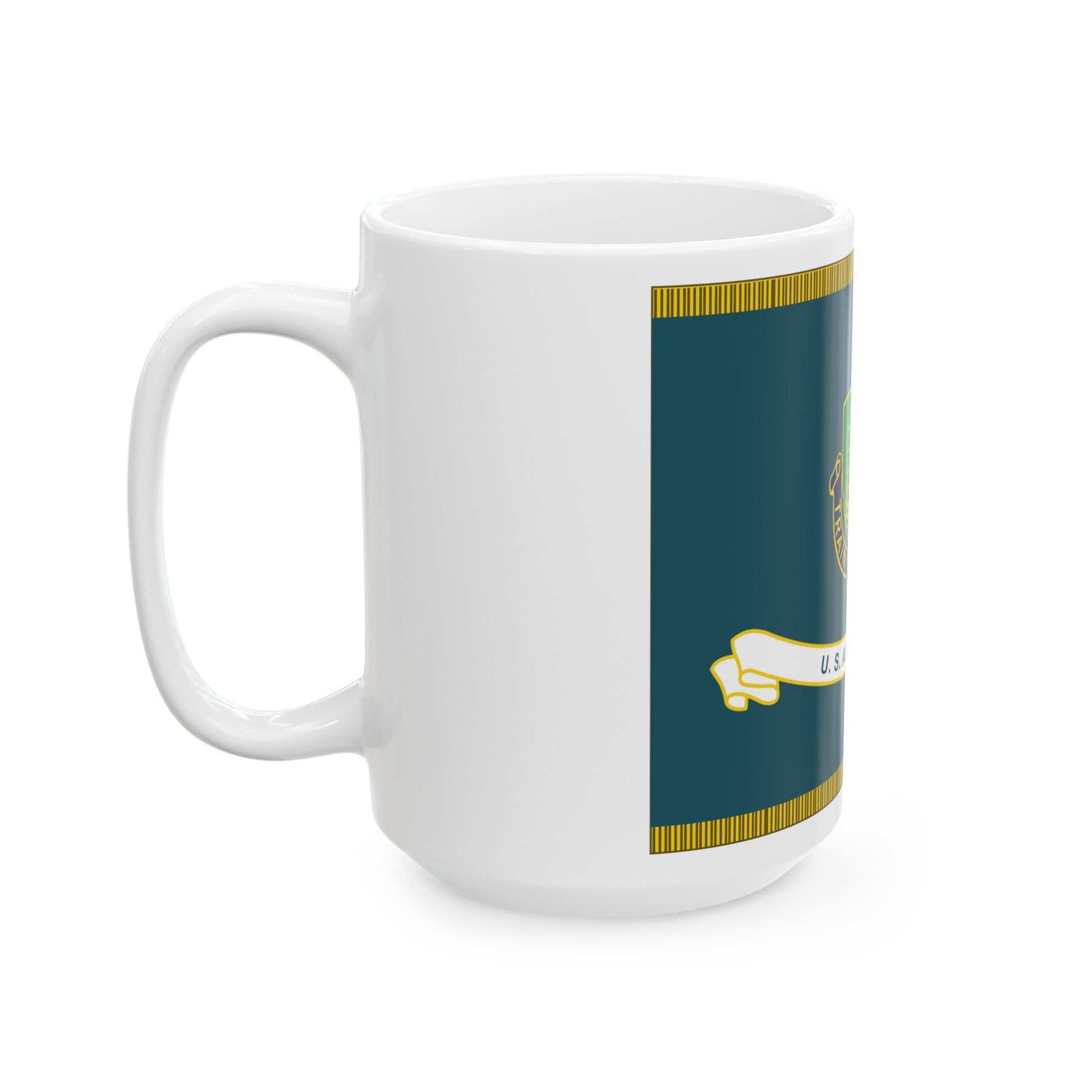 Security Asasistance Training Management Organization Flag (U.S. Army) White Coffee Mug-The Sticker Space