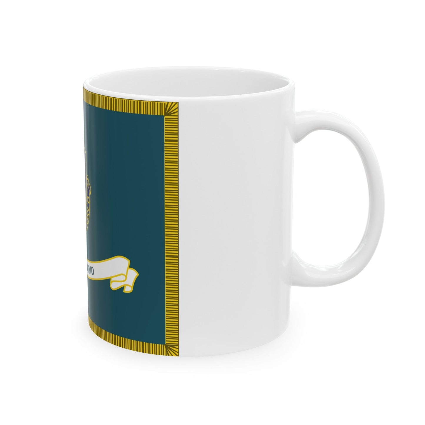 Security Asasistance Training Management Organization Flag (U.S. Army) White Coffee Mug-The Sticker Space