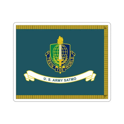 Security Asasistance Training Management Organization Flag (U.S. Army) STICKER Vinyl Die-Cut Decal 5 Inch - The Sticker Space