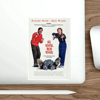 See No Evil, Hear No Evil 1989 Movie Poster STICKER Vinyl Die-Cut Decal - The Sticker Space