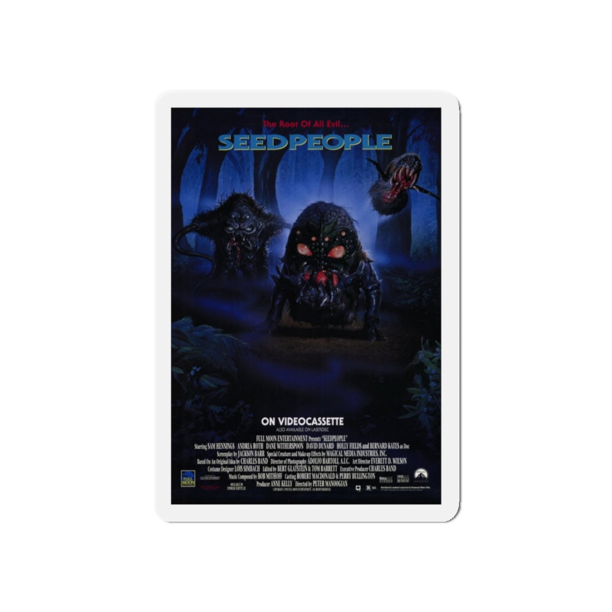 SEEDPEOPLE 1992 Movie Poster - Refrigerator Magnet-5" x 5"-The Sticker Space