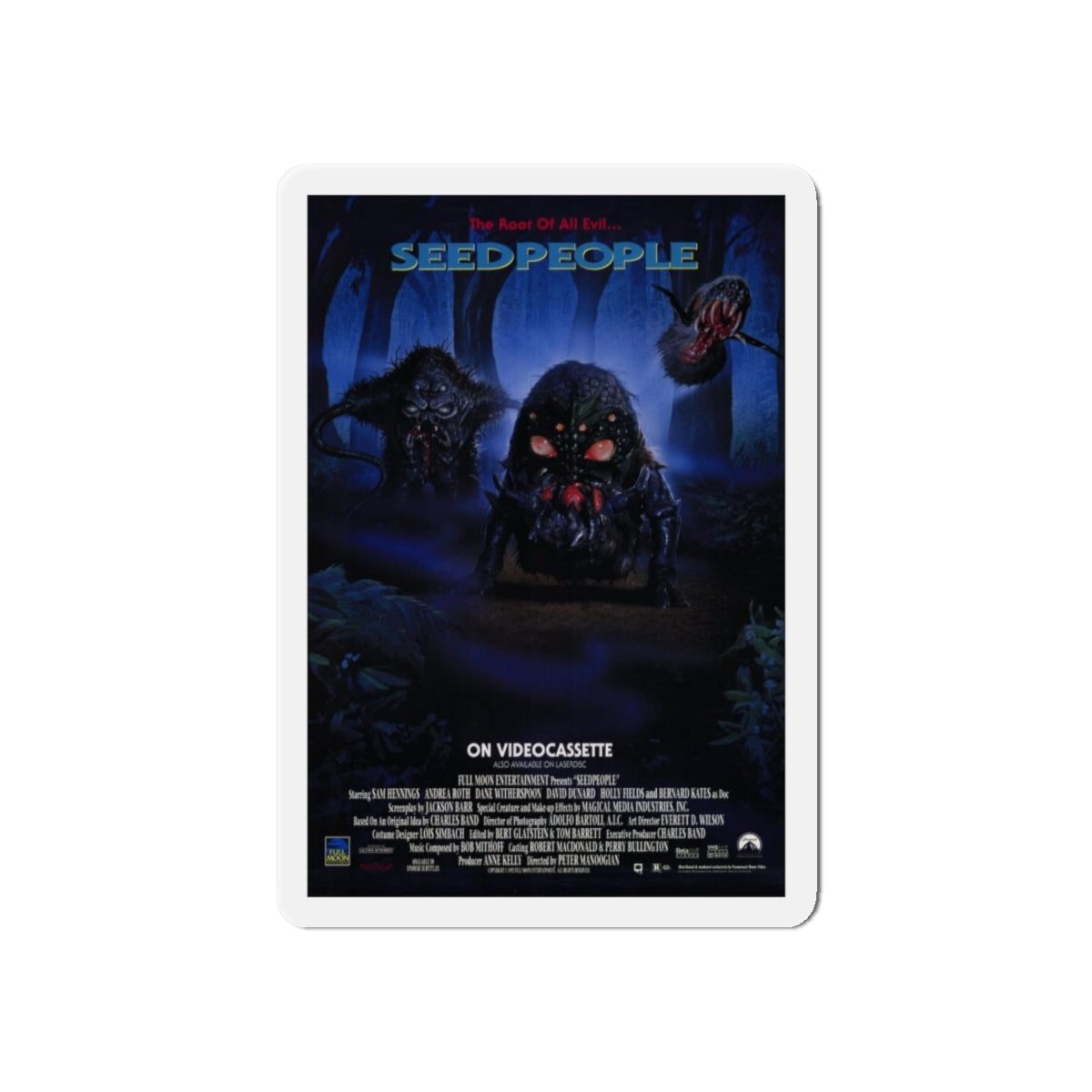 SEEDPEOPLE 1992 Movie Poster - Refrigerator Magnet-6" × 6"-The Sticker Space