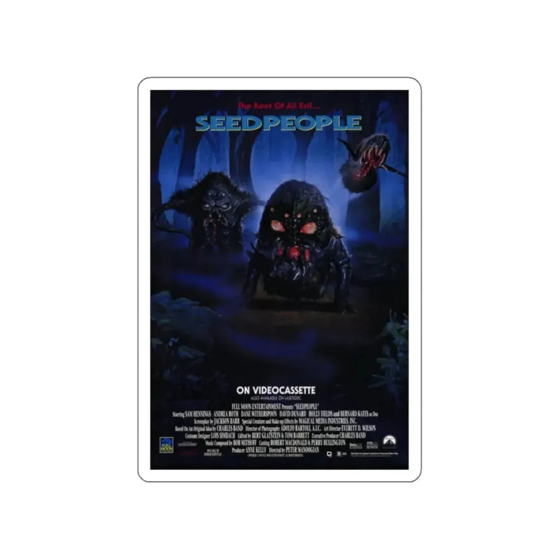 SEEDPEOPLE 1992 Movie Poster STICKER Vinyl Die-Cut Decal 2 Inch - The Sticker Space