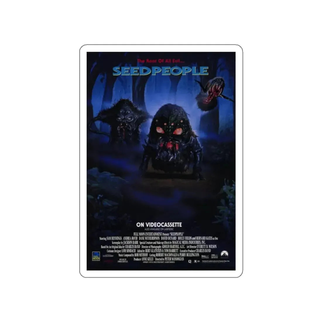 SEEDPEOPLE 1992 Movie Poster STICKER Vinyl Die-Cut Decal 3 Inch - The Sticker Space