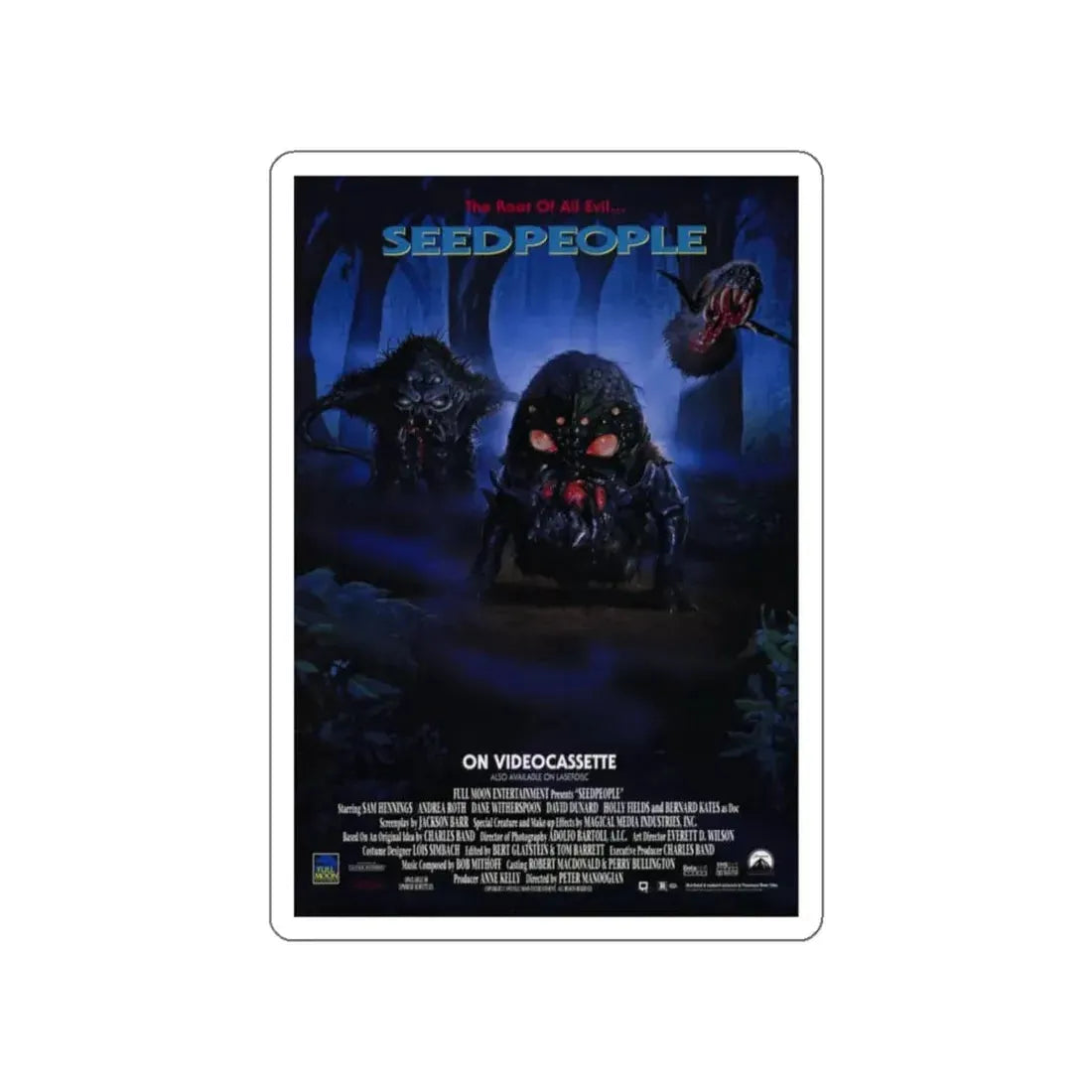 SEEDPEOPLE 1992 Movie Poster STICKER Vinyl Die-Cut Decal 5 Inch - The Sticker Space