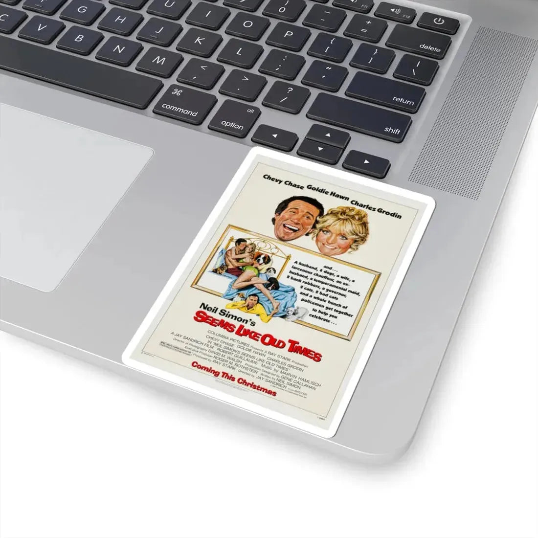 Seems Like Old Times 1980 Movie Poster - STICKER Vinyl Kiss-Cut Decal - The Sticker Space