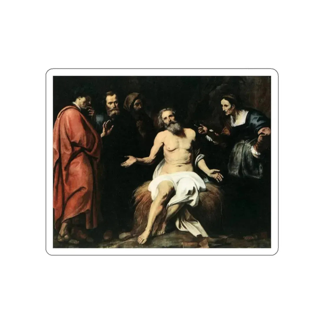 SEGHERS, Gerard - The Patient Job (Artwork) STICKER Vinyl Die-Cut Decal White Die-Cut 2 Inch - The Sticker Space