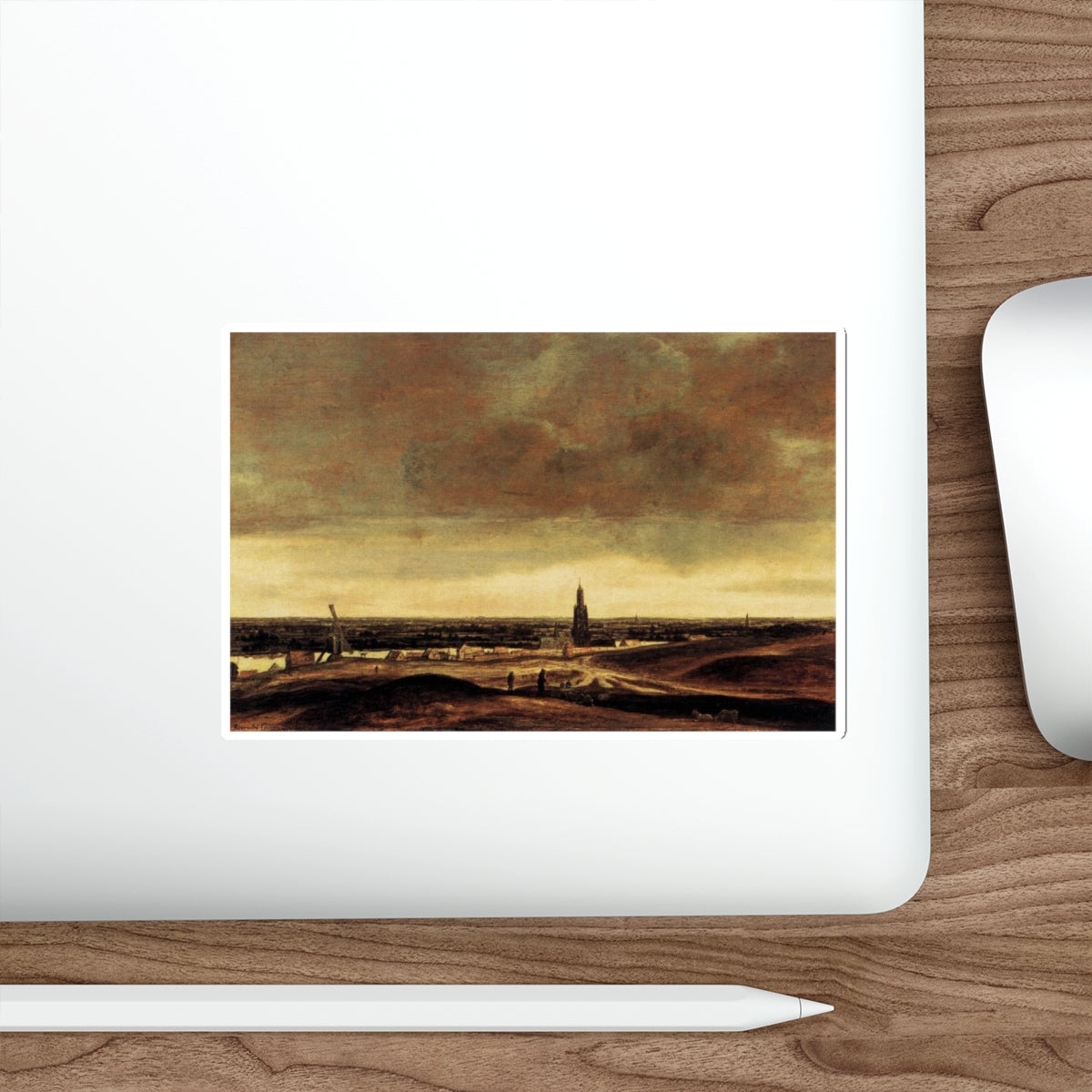 SEGHERS, Hercules - View of Rhenen (Artwork) STICKER Vinyl Die-Cut Decal-The Sticker Space