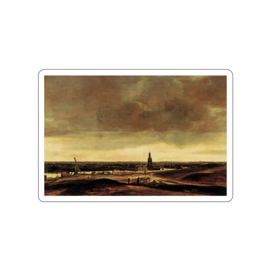 SEGHERS, Hercules - View of Rhenen (Artwork) STICKER Vinyl Die-Cut Decal White Die-Cut 2 Inch - The Sticker Space