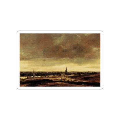 SEGHERS, Hercules - View of Rhenen (Artwork) STICKER Vinyl Die-Cut Decal White Die-Cut 4 Inch - The Sticker Space