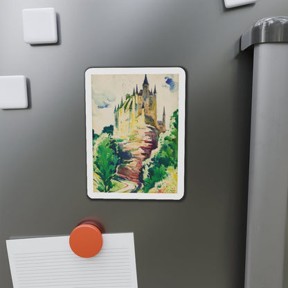 Segovia, Spain (Magazine Illustration) Refrigerator Magnet-The Sticker Space