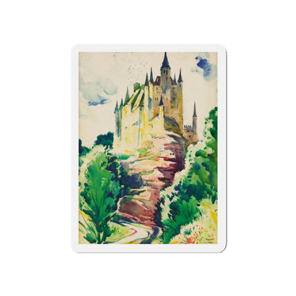 Segovia, Spain (Magazine Illustration) Refrigerator Magnet-5" x 5"-The Sticker Space