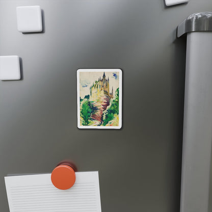 Segovia, Spain (Magazine Illustration) Refrigerator Magnet-The Sticker Space