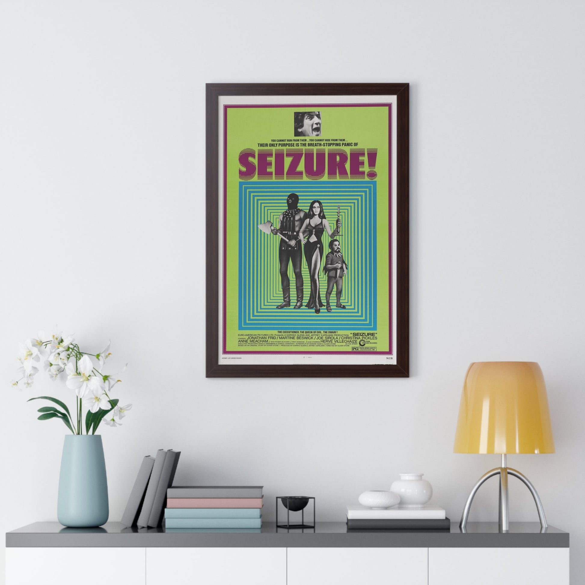 SEIZURE 1974 - Framed Movie Poster-The Sticker Space