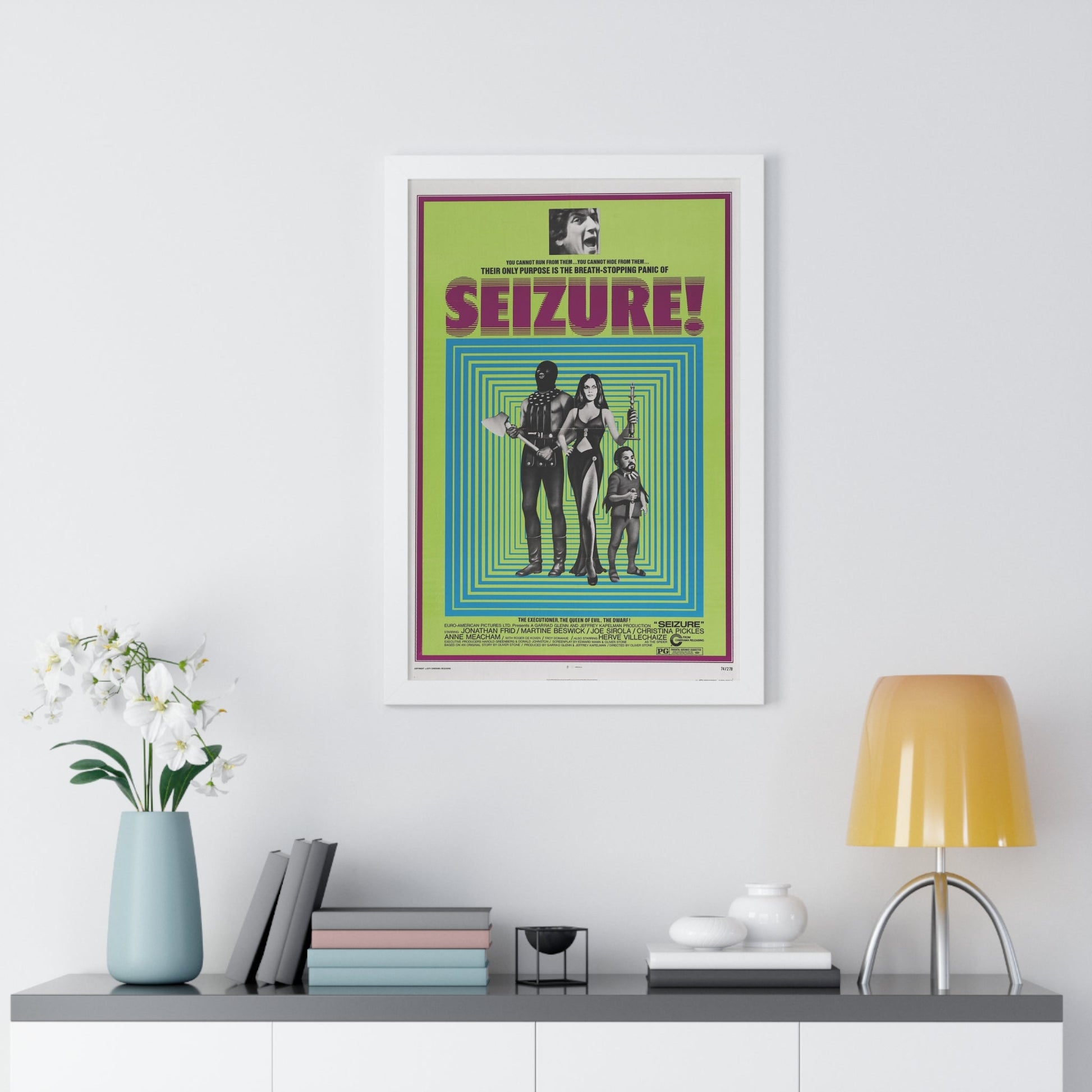 SEIZURE 1974 - Framed Movie Poster-The Sticker Space