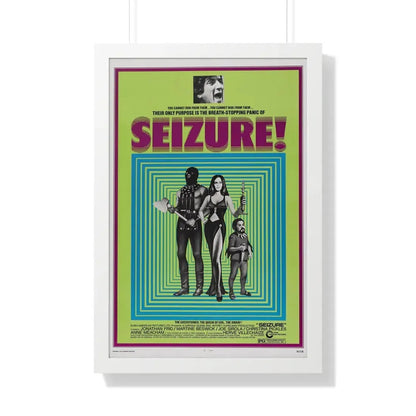 SEIZURE 1974 - Framed Movie Poster 20" x 30" White - The Sticker Space