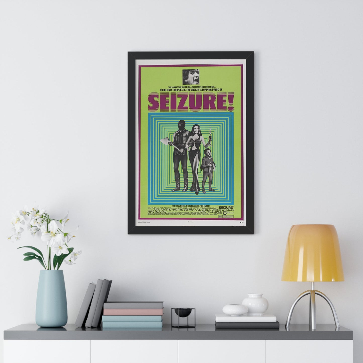 SEIZURE 1974 - Framed Movie Poster-The Sticker Space