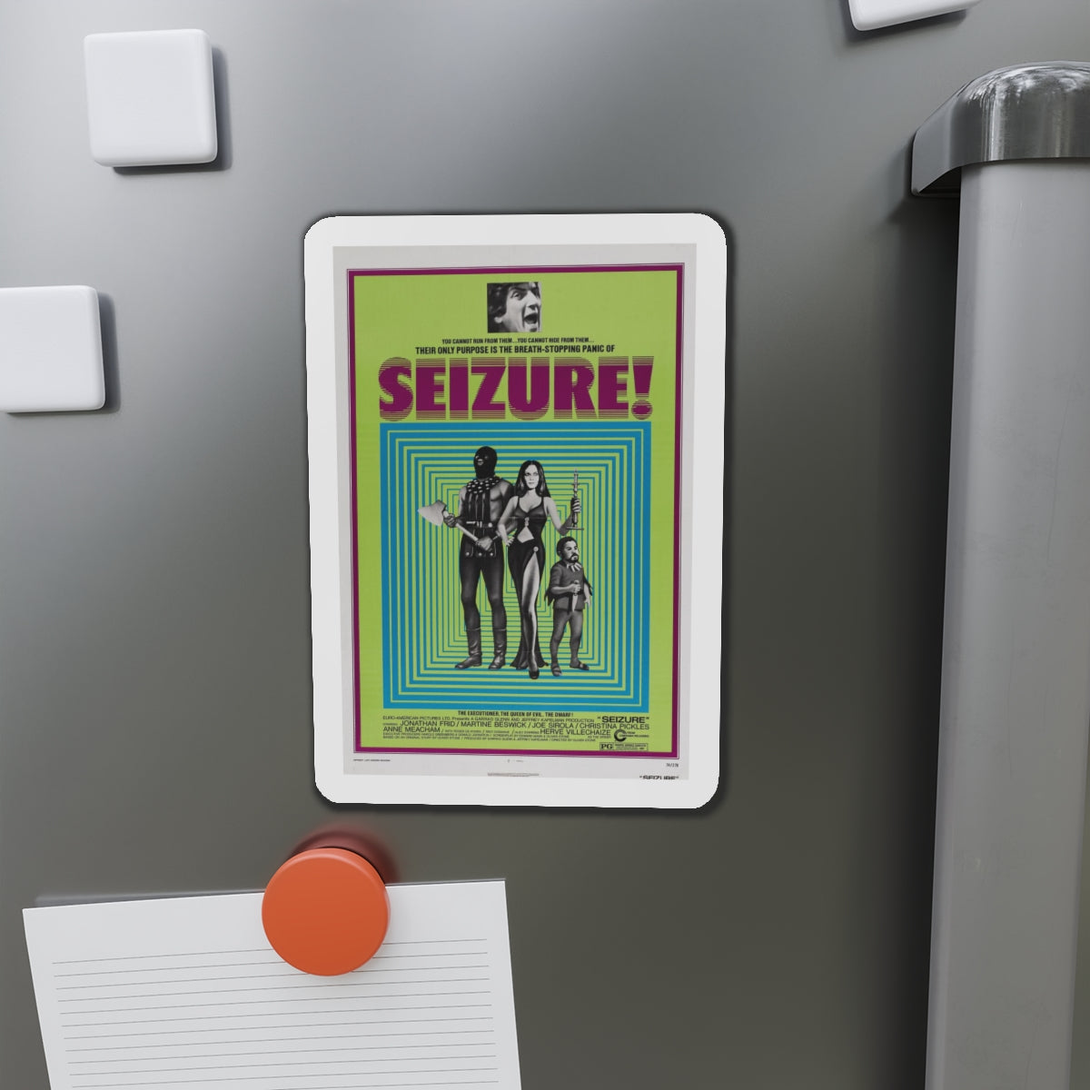 SEIZURE 1974 Movie Poster - Refrigerator Magnet-The Sticker Space