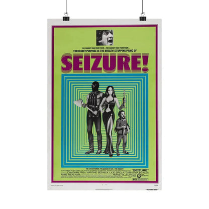 SEIZURE 1974 - Paper Movie Poster 12″ x 18″ Matte - The Sticker Space