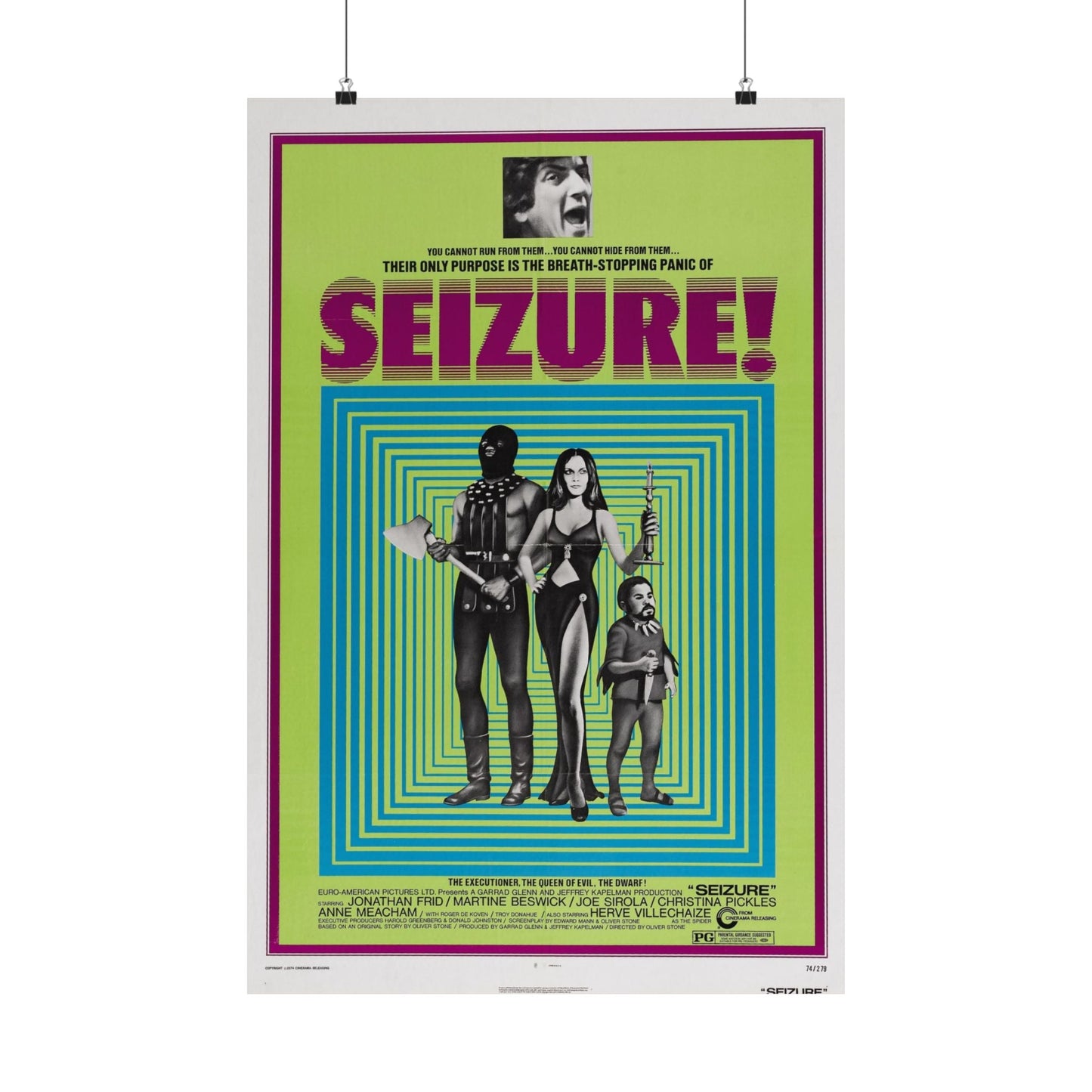 SEIZURE 1974 - Paper Movie Poster-20″ x 30″-The Sticker Space