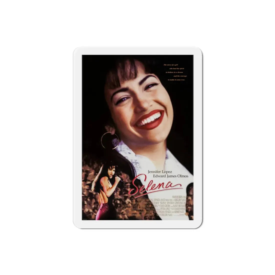 Selena 1997 Movie Poster Refrigerator Magnet 2 Inch - The Sticker Space