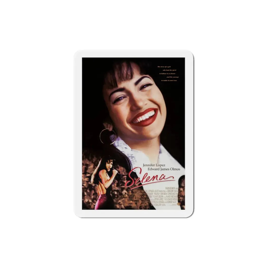 Selena 1997 Movie Poster Refrigerator Magnet 3 Inch - The Sticker Space