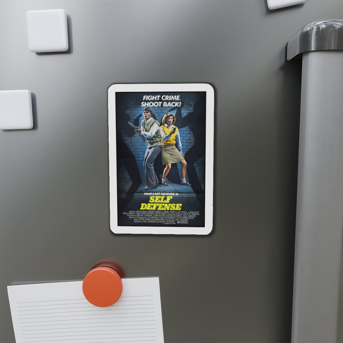 SELF DEFENSE (NIGHT WARRIORS) 1983 Movie Poster - Refrigerator Magnet-The Sticker Space