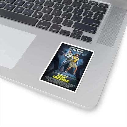 SELF DEFENSE (NIGHT WARRIORS) 1983 Movie Poster - STICKER Vinyl Kiss-Cut Decal - The Sticker Space