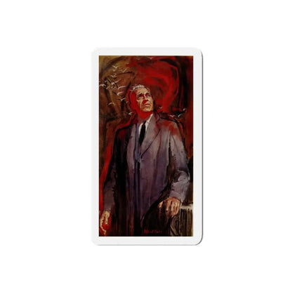 Selfportrait (Magazine Illustration) Refrigerator Magnet 5 Inch Die-Cut - The Sticker Space