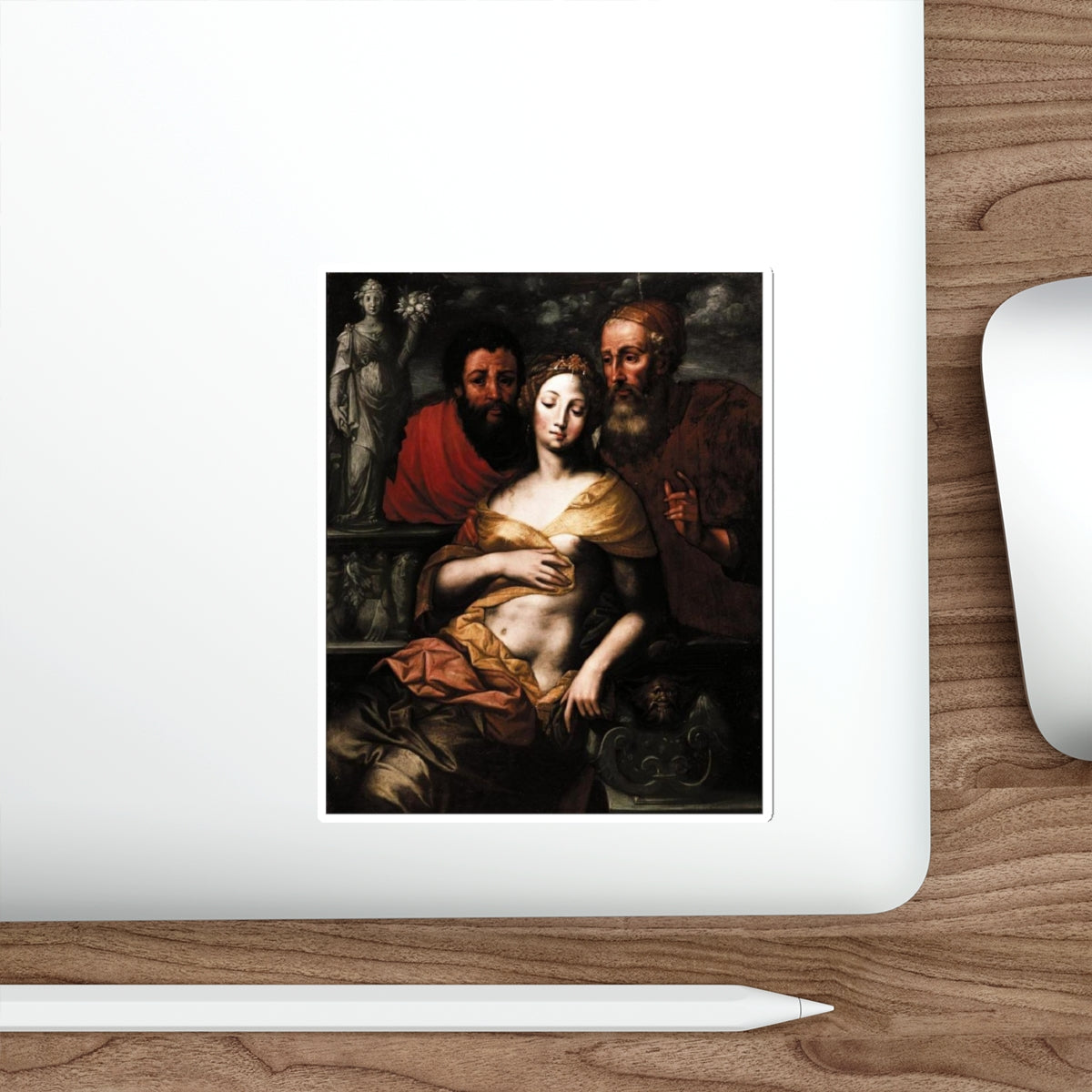 SELLAER, Vincent - Susanna and Elders (Artwork) STICKER Vinyl Die-Cut Decal-The Sticker Space