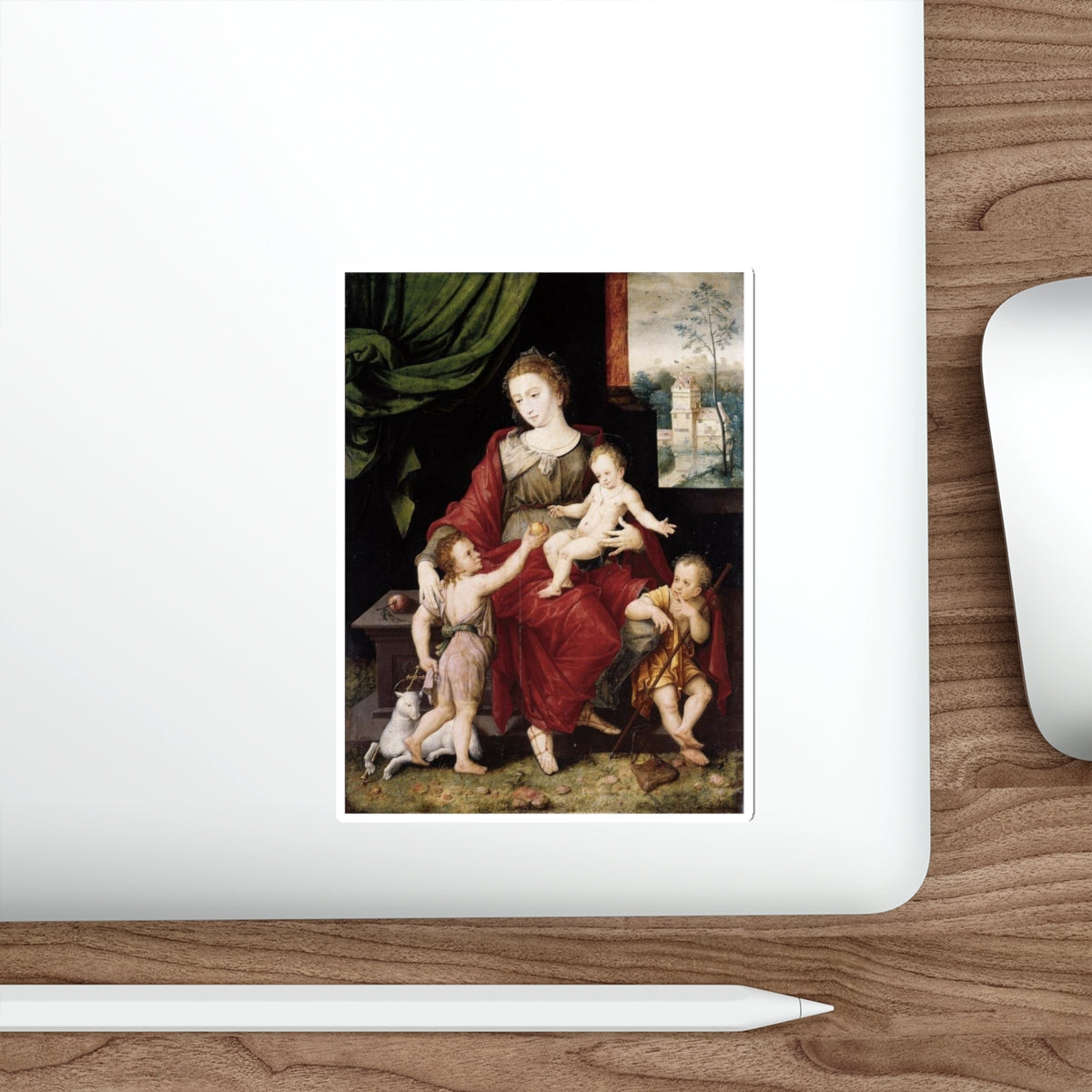 SELLAER, Vincent - Virgin and Child (Artwork) STICKER Vinyl Die-Cut Decal-The Sticker Space