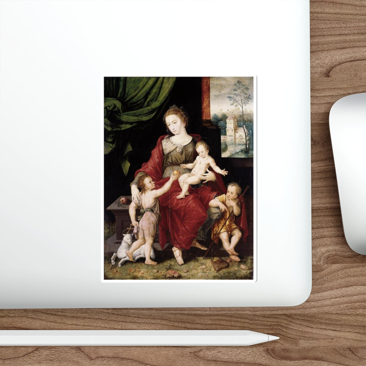 SELLAER, Vincent - Virgin and Child (Artwork) STICKER Vinyl Die-Cut Decal-The Sticker Space