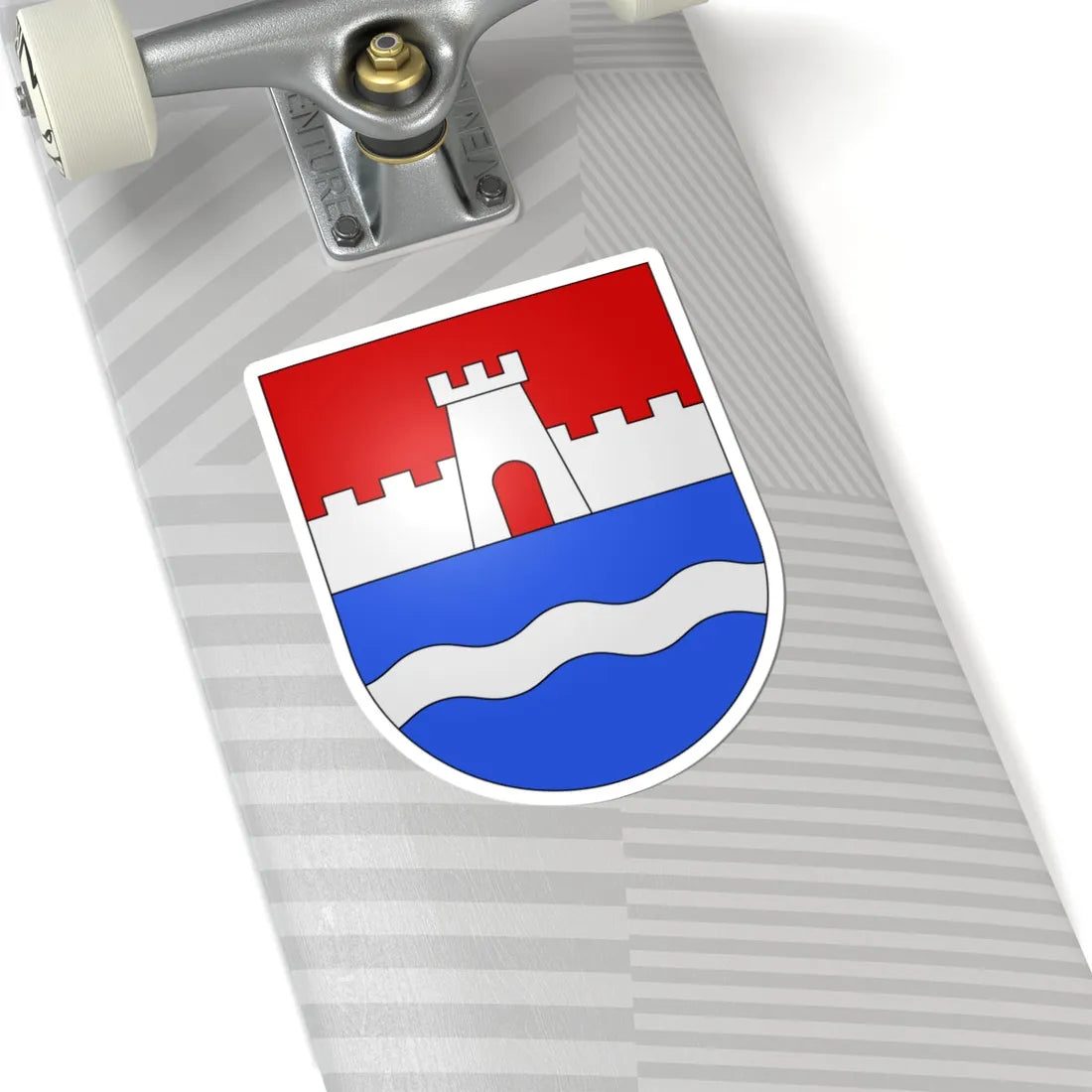 Sementina-coat of arms (Switzerland) (Coat of Arms) STICKER Vinyl Kiss-Cut Decal - The Sticker Space