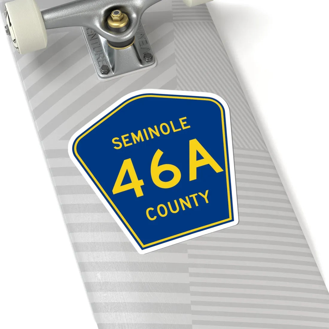 Seminole County 46A (Florida) (Road Sign) STICKER Vinyl Kiss-Cut Decal - The Sticker Space