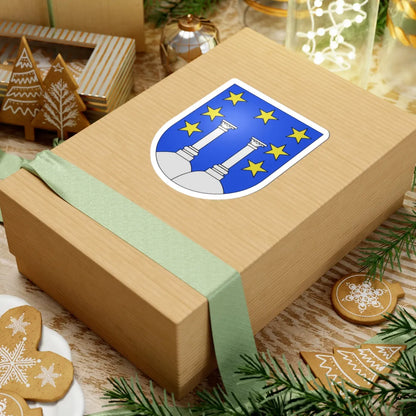 Semsales-coat of arms (Switzerland) (Coat of Arms) STICKER Vinyl Kiss-Cut Decal - The Sticker Space