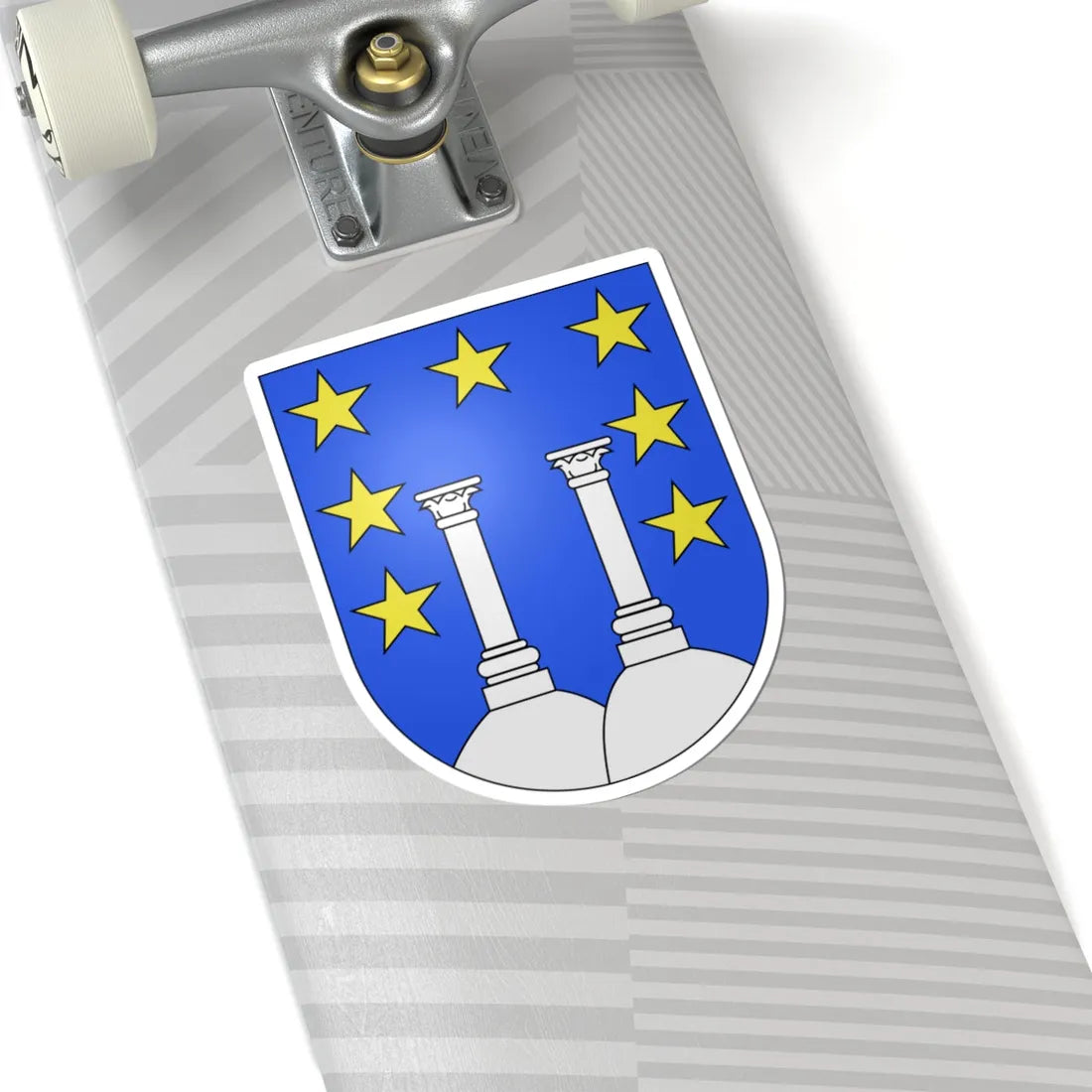 Semsales-coat of arms (Switzerland) (Coat of Arms) STICKER Vinyl Kiss-Cut Decal - The Sticker Space