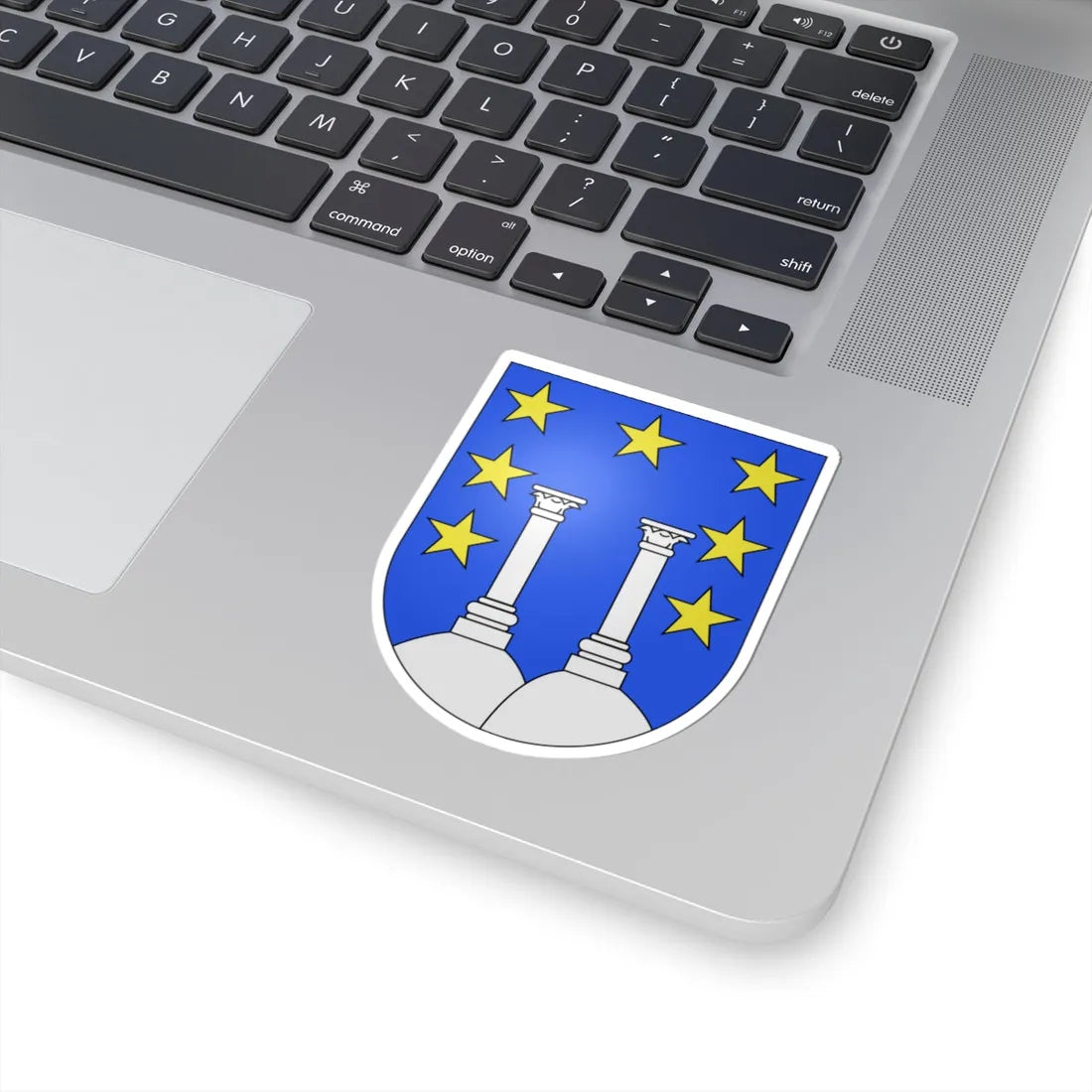 Semsales-coat of arms (Switzerland) (Coat of Arms) STICKER Vinyl Kiss-Cut Decal - The Sticker Space