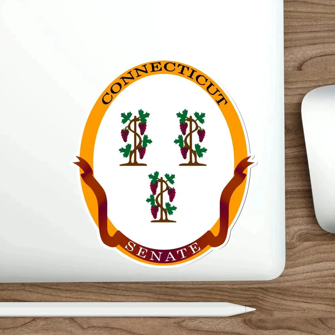 Senate of Connecticut STICKER Vinyl Die-Cut Decal - The Sticker Space