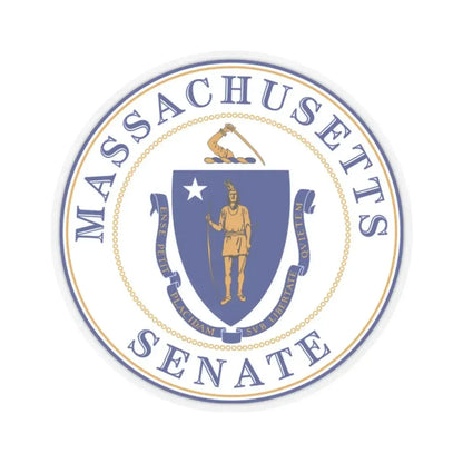 Senate of Massachusetts - STICKER Vinyl Kiss-Cut Decal 2 Inch Transparent - The Sticker Space
