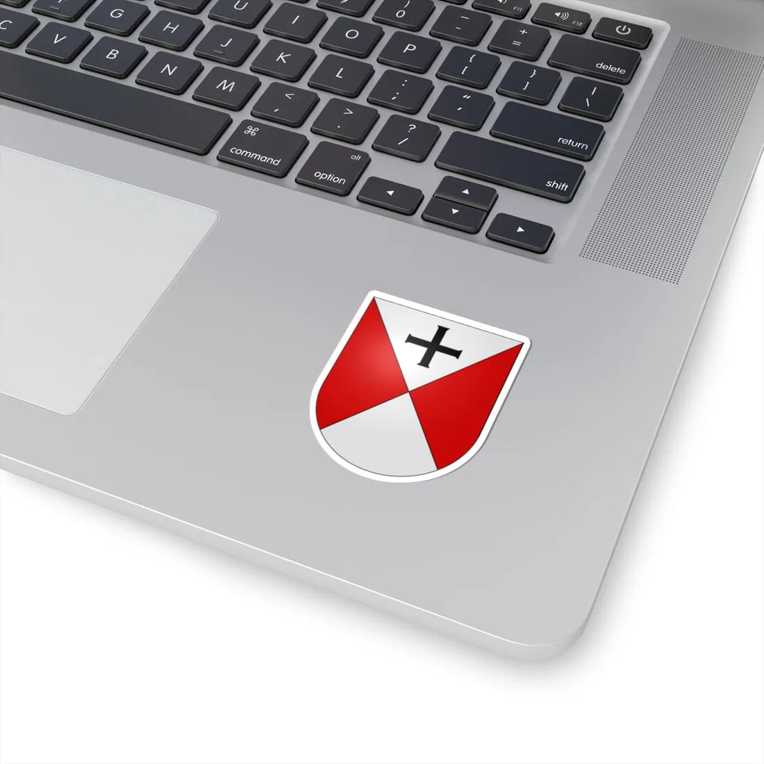 Senèdes-coat of arms (Switzerland) (Coat of Arms) STICKER Vinyl Kiss-Cut Decal - The Sticker Space