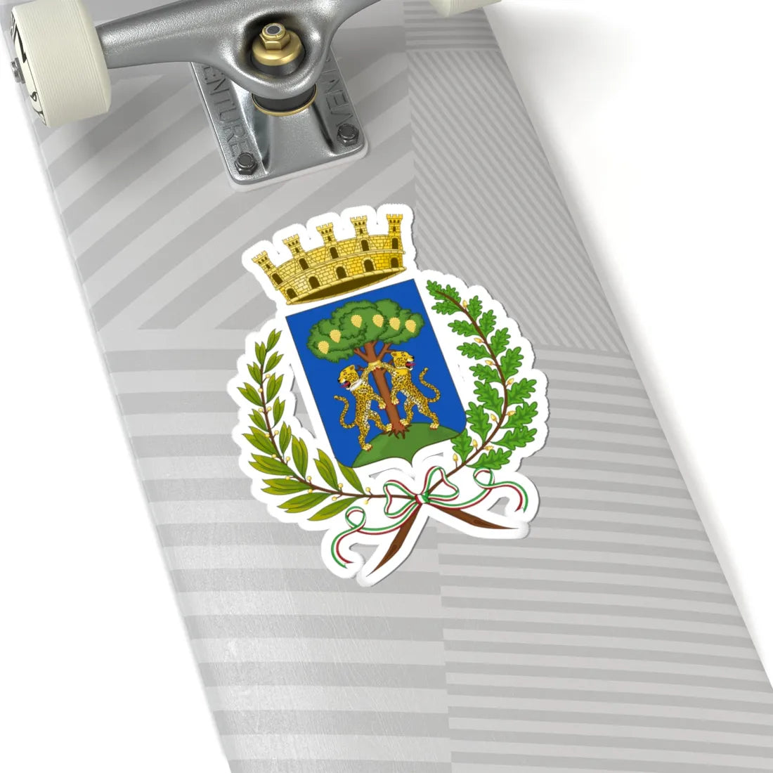 Senigallia-Stemma (Italy) (Coat of Arms) STICKER Vinyl Kiss-Cut Decal - The Sticker Space