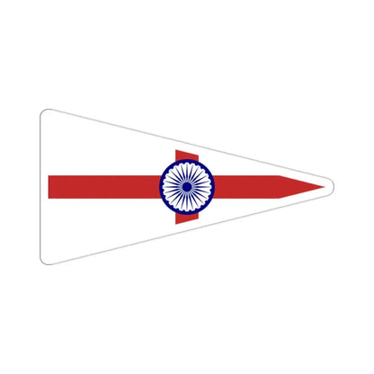 Senior Officer of the Indian Navy Flag (India) STICKER Vinyl Die-Cut Decal 2 Inch - The Sticker Space